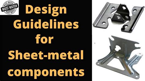 sheet metal parts design considerations|sheet metal design rules pdf.